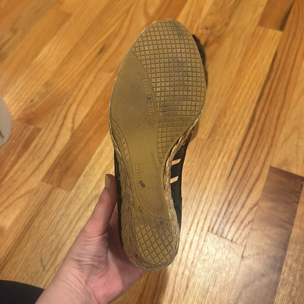 Stuart Weitzman Peep Toe Wedges - Picture 7 of 9